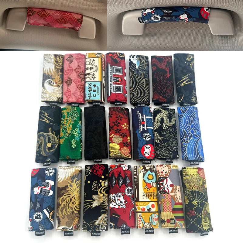 Embroidered Interior Grab-Handle Covers – Multiple Designs