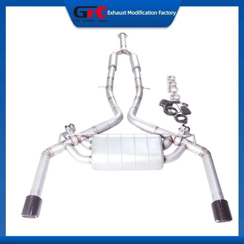 Stainless Steel Valved Cat-Back Exhaust System for Infiniti Q50 2.0T 2014-2024