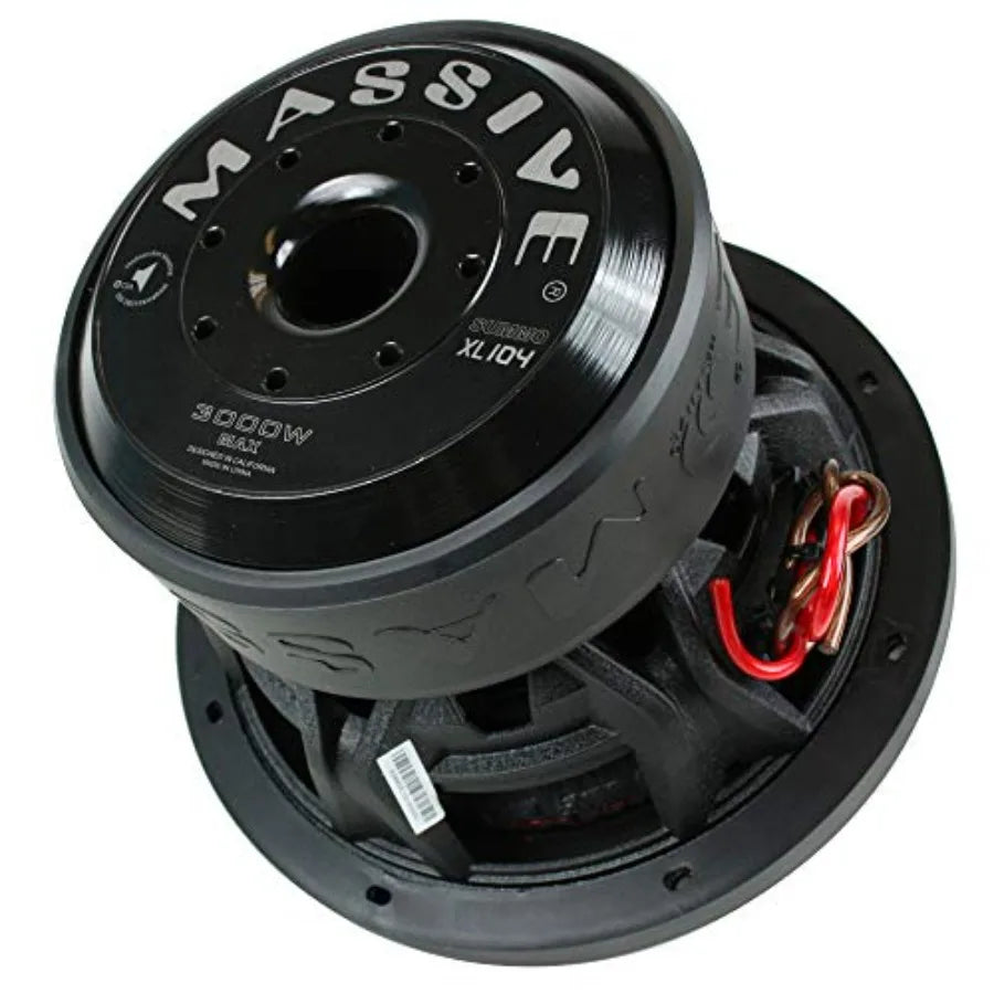 SUMMOXL104 10-Inch 3000W Dual 4-Ohm Competition Subwoofer
