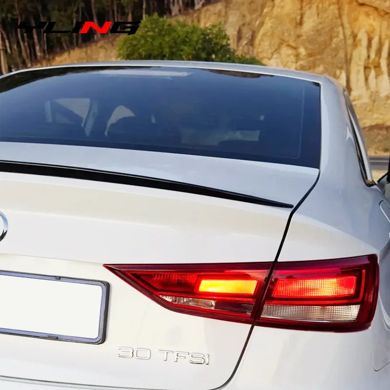 Gloss Black Trunk Spoiler for 2013–2020 Audi A3/A4/A6 – Sedan
