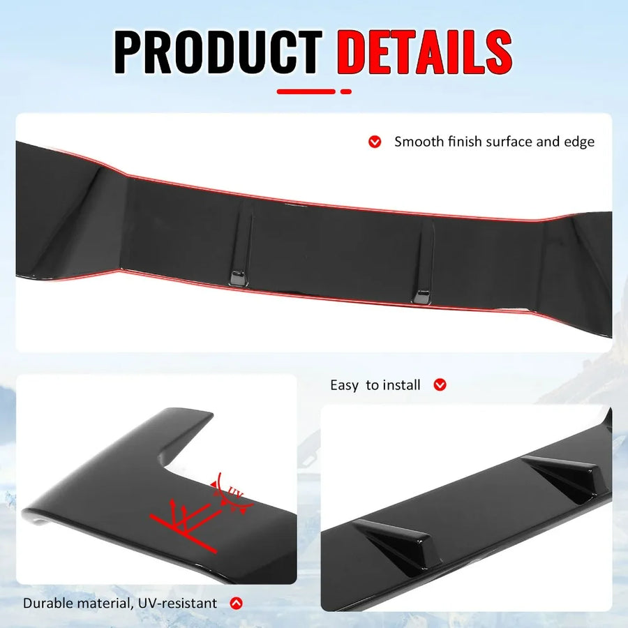 Gloss Black Rear Roof Spoiler for 2019–2026 BMW X5