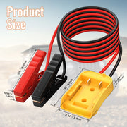 20V Jumper Clamp Adapter for DeWalt-Compatible Tool Batteries