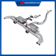 304 Stainless Steel Valved Cat-Back Exhaust System for Audi Q3 4WD 2019-2024
