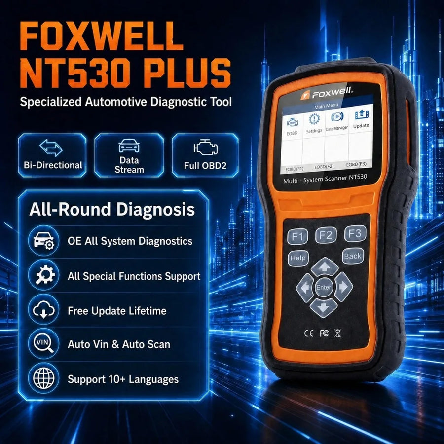 FOXWELL NT530 Plus Bidirectional OBD2 Diagnostic Scanner