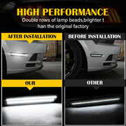 2-Piece LED Bumper Side Marker Lights for Ford Mustang 2010-2014