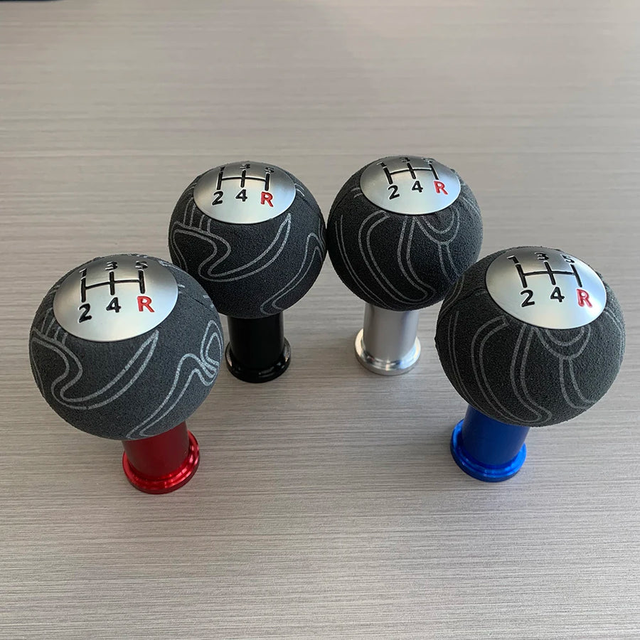 Suede-leather Manual Gear Shift Knob
