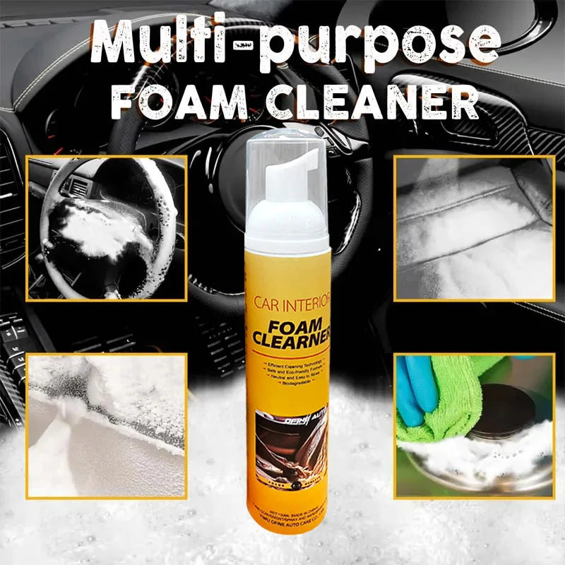 Automotive Interior Foam Cleaner for Leather, Fabric and Headliners