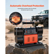 12V Dual-Cylinder Tire Inflator – 150 PSI / 10.6 CFM