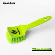 Stiff-Bristle Tire Scrub Brush