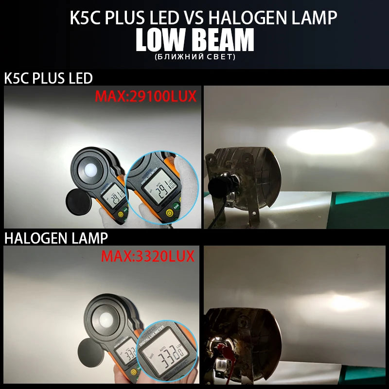 2-Piece H1/H4/H7/H11/9005/9006 LED Headlight Bulb – 4300K, CANBUS