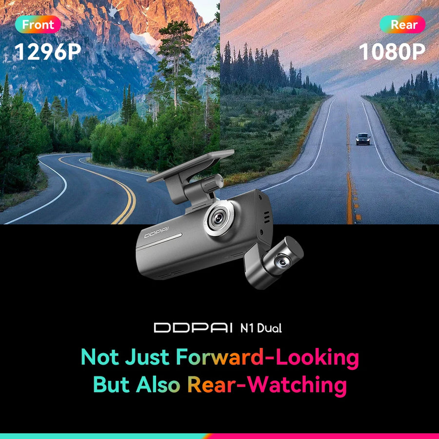 Ddpai 2K Dual Dash Cam