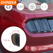 Smoked Taillight Cover Set – 2015–2017 Ford Mustang, 6-Piece