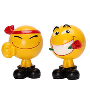 Cartoon Bobblehead Car Dashboard Ornament