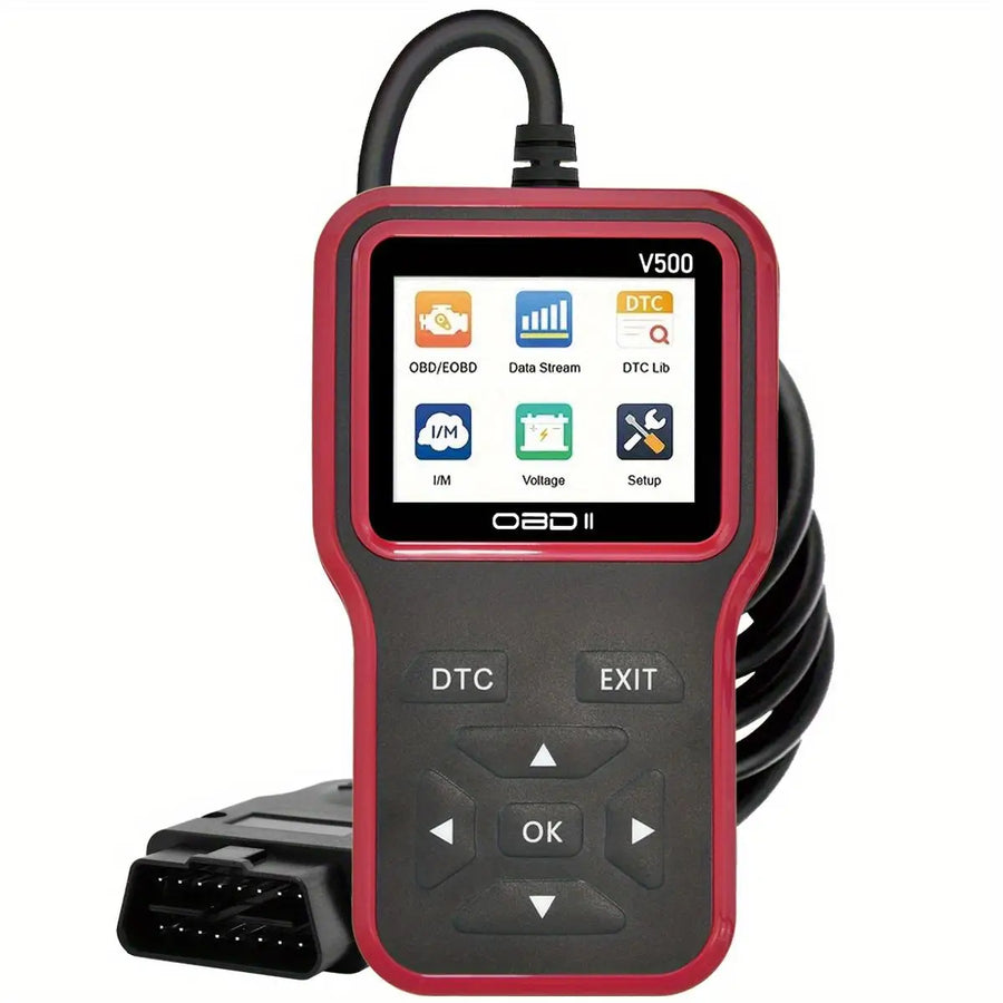 V500 OBD2 Code Reader with Vehicle Voltage and Charging Test