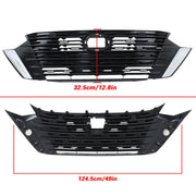 Nissan Sentra S/SV Silver Upper Front Grille – 2024–2025
