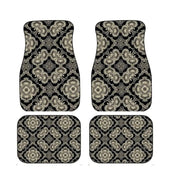 Bohemian-Style Universal Car Floor Mats – 4-Piece Set
