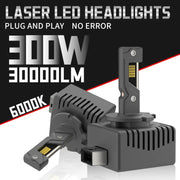2-Piece D1S/D2S/D3S/D4S/D5S/D8S LED Headlight Conversion Bulb – 6000K, CANBUS