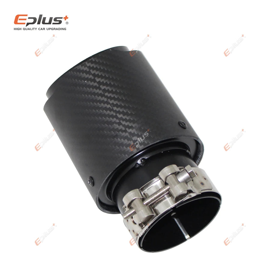 Universal Carbon-Fiber & Stainless Steel Exhaust Tip
