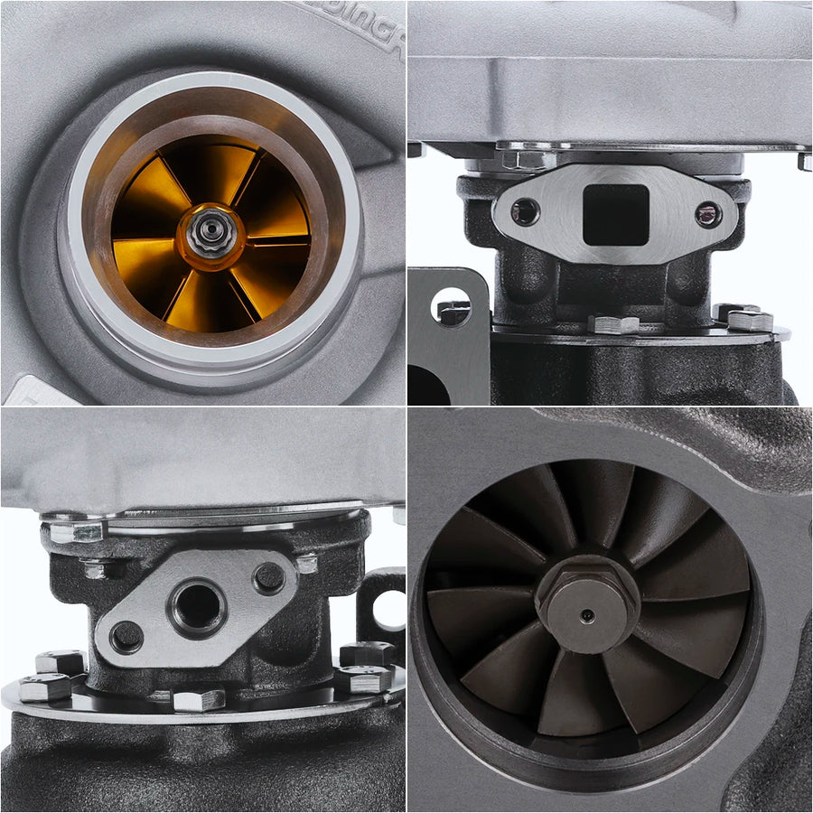 Upgrade Turbocharger Billet Compressor A R. 50 Turbine A R. 57 Power UP To 400hp T3 T4 Turbo