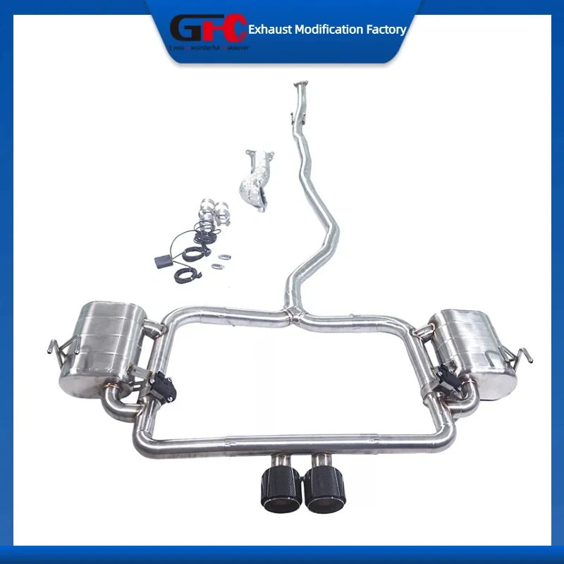 304 Stainless Steel Valved Cat-Back Exhaust System for Honda Civic 2021-2026