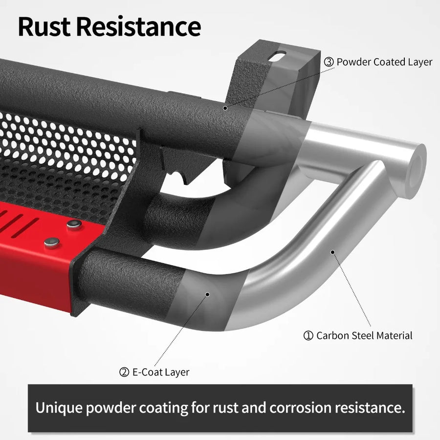 6 in Drop-Step Running Boards for 2005–2023 Toyota Tacoma Double Cab