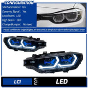 LED Headlight Assembly Set for 2012–2019 BMW F30