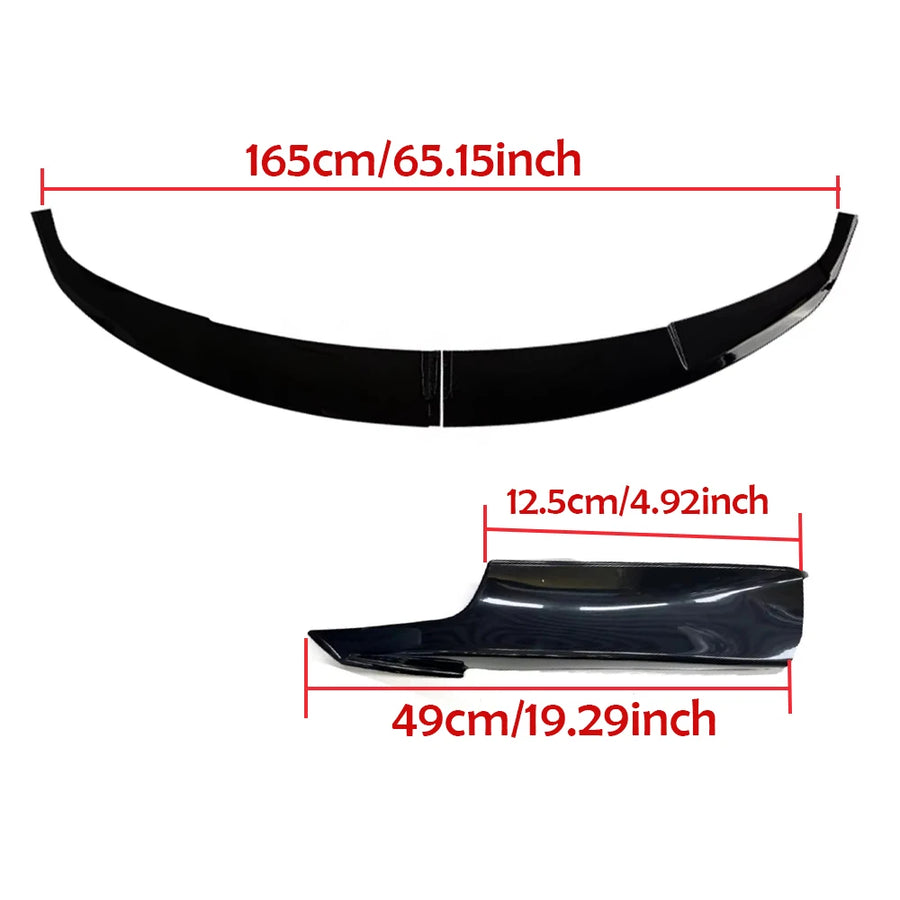 Front Bumper Splitter Lip for 2013–2019 BMW F30/F31 M-Tech