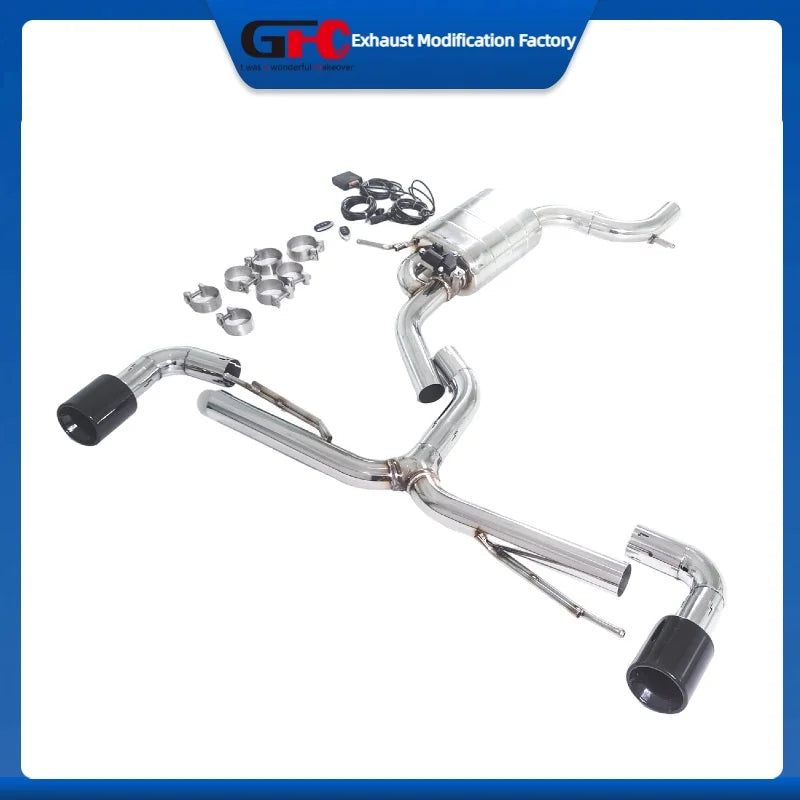 Catback Valvetronic Exhaust System for Golf 5, Golf 5gti, Golf 6, Golf 6gti, Golf 5r Mk5 Mk6 Vale