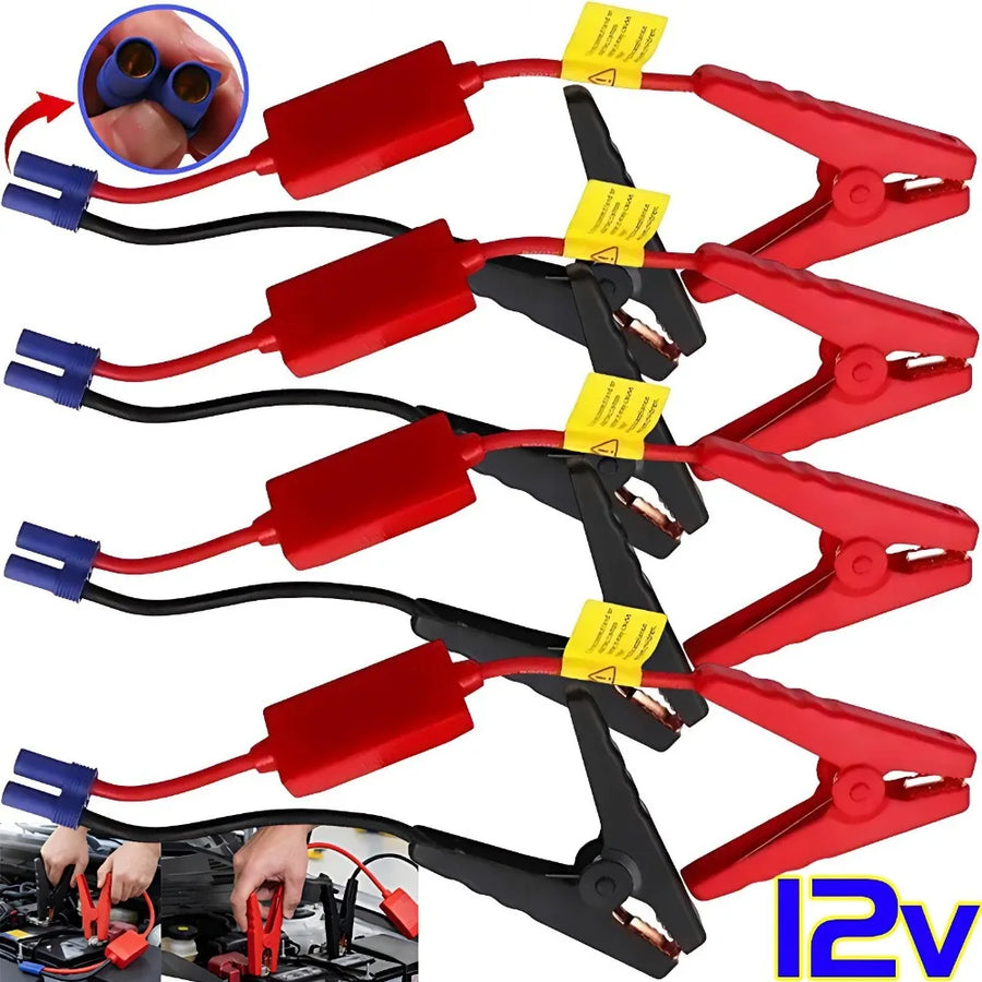 12V EC5 Jump Starter Clamp Cable - Style A or B