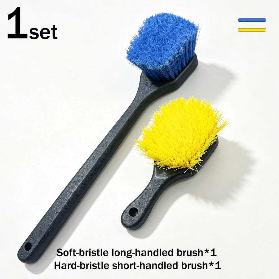 Long-Handle Wheel & Tire Scrub Brushes - Style Options