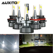 2-Piece H4/H7/H11/H13/9005/9006 LED Headlight Bulb – 6500K, CANBUS