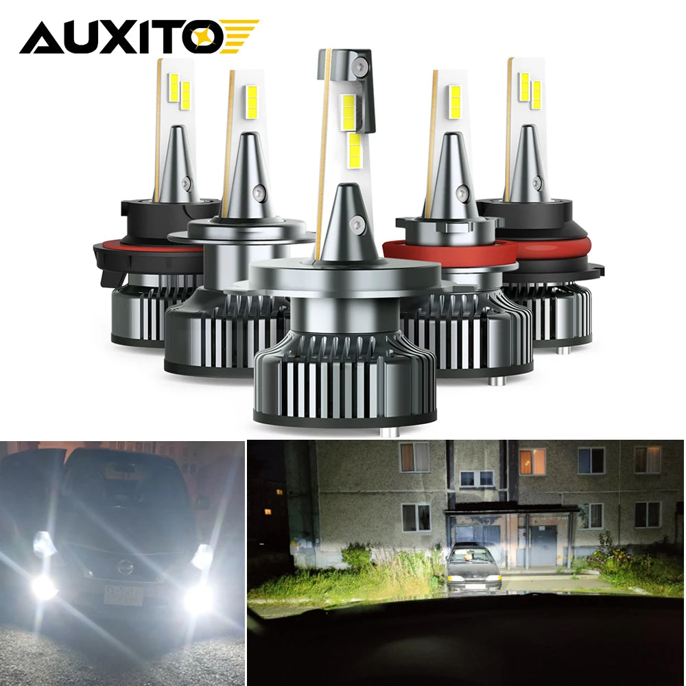 2-Piece H4/H7/H11/H13/9005/9006 LED Headlight Bulb – 6500K, CANBUS
