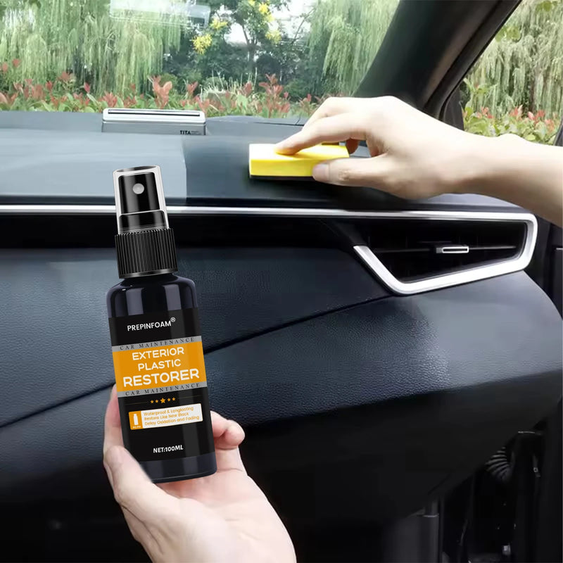 Back-to-Black Automotive Plastic Trim Restorer