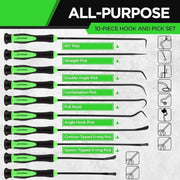 Automotive Hook and Pick Set for O-Rings, Seals and Gaskets
