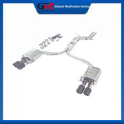 304 Stainless Steel Valved Cat-Back Exhaust System for Audi S4 S5 A5 A4 A5 2009-2016