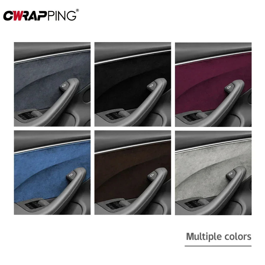 Self-Adhesive Suede-Look Interior Trim Wrap Film