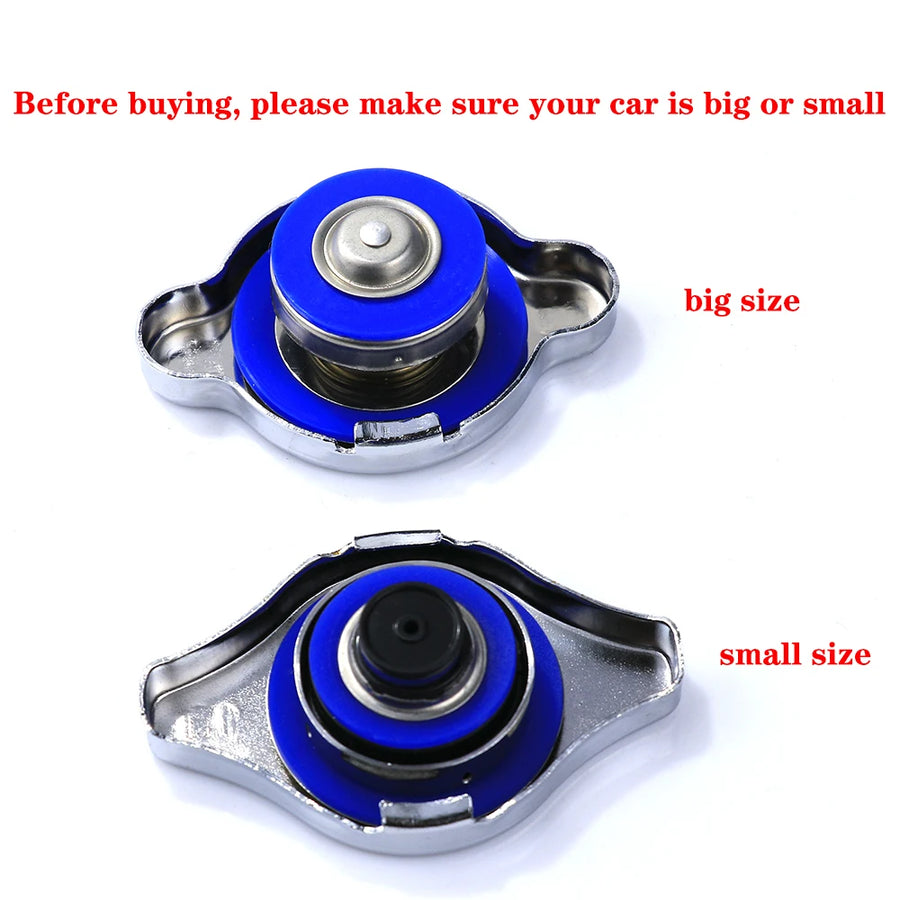 GReddy-Style 1.3 kg/cm² Silver High-Pressure Radiator Cap