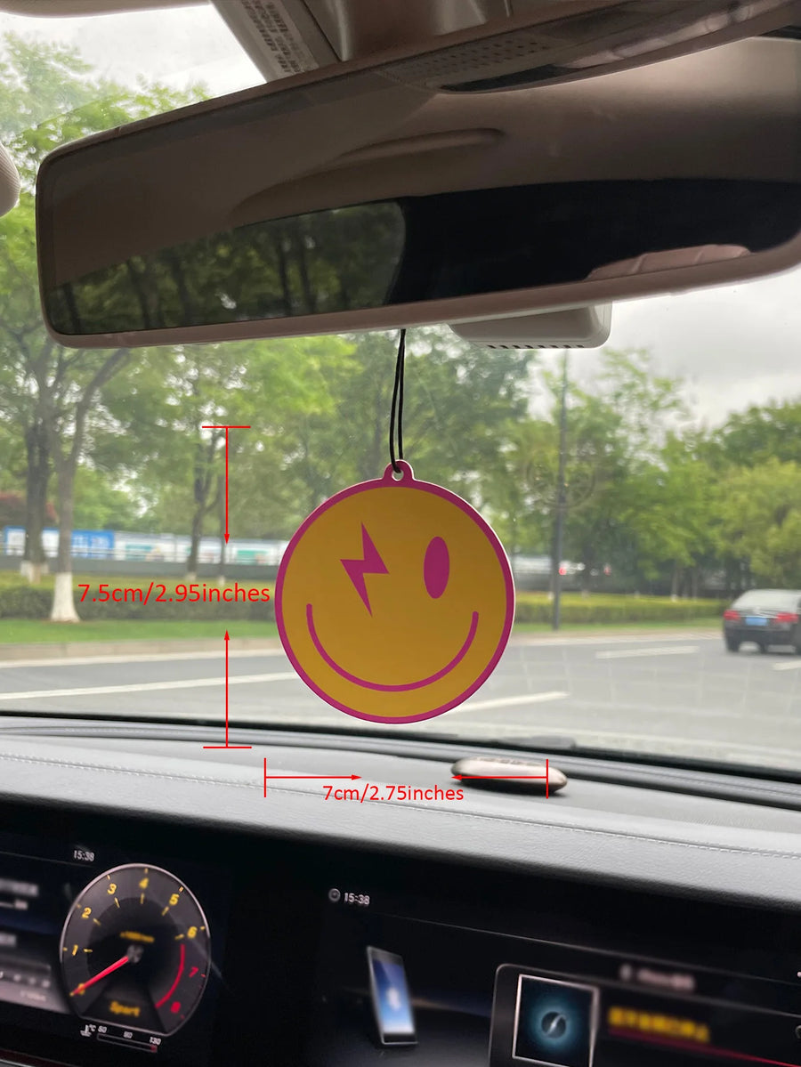 Smiley Face/Freesia Fresh Scent Car Air Freshener