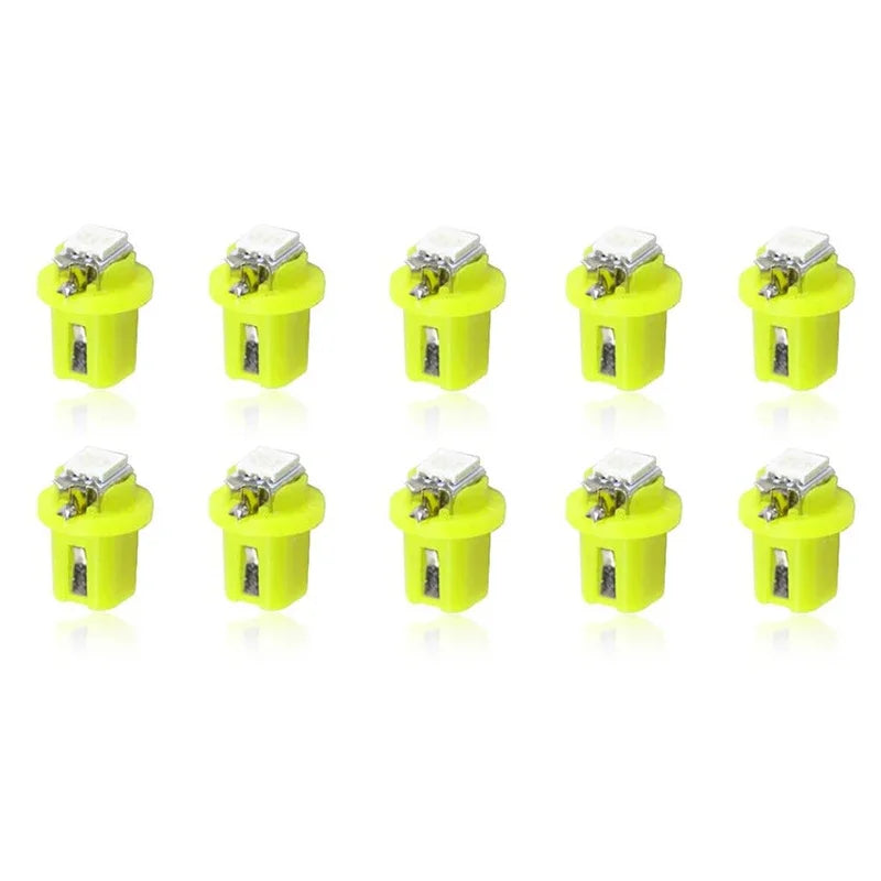 T5 B8.5D 5050 LED Dashboard Bulbs – 10 Pack