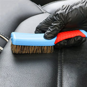 Interior Seat & Gap Cleaning Brush Set, Blue or Red