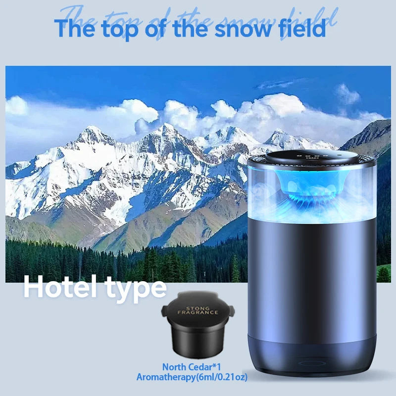 Rechargeable Smart Car Aroma Diffuser with RGB Ambient Light