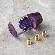 Universal 10cm Acrylic Flower Manual Gear Shift Knob