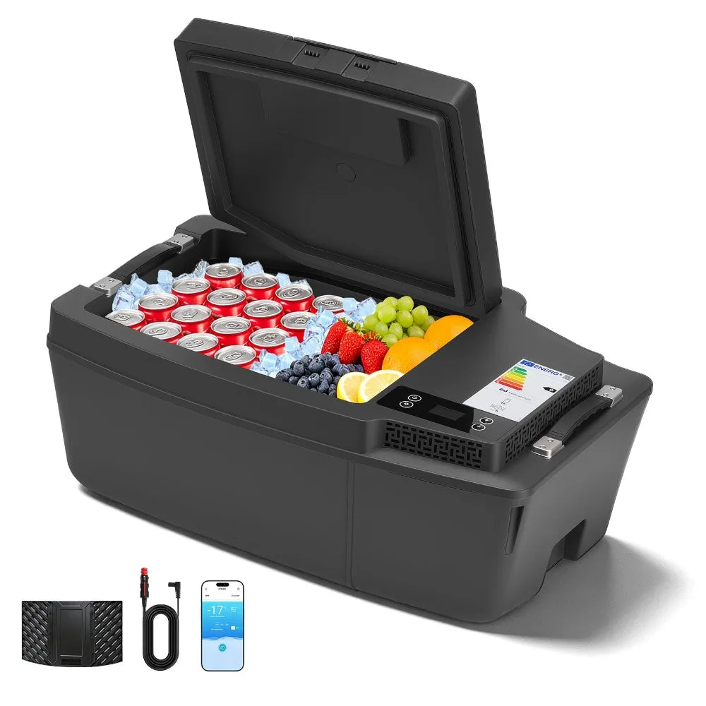 21 qt Portable Electric Car Refrigerator for Tesla Model 3