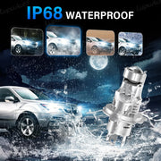 2-Piece LED Projector Headlight Bulb for H4