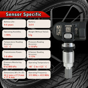Autel MX-Sensor 315MHz/433MHz Programmable TPMS Sensor