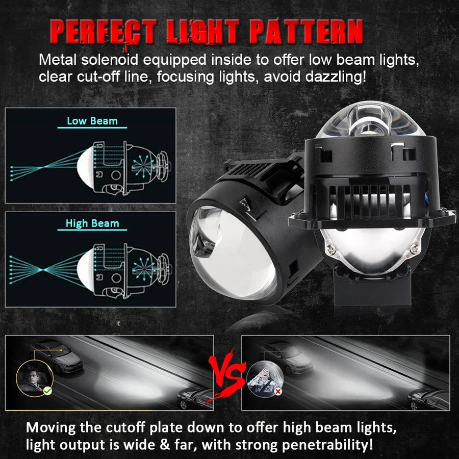 Bi-LED Projector Lens – 6000K