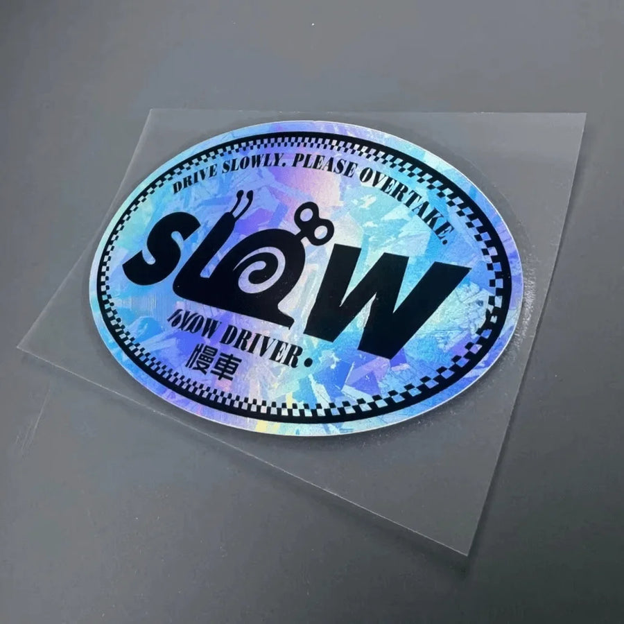 JDM “Super Slow Driver” Waterproof Vinyl Decal – Multiple Colors