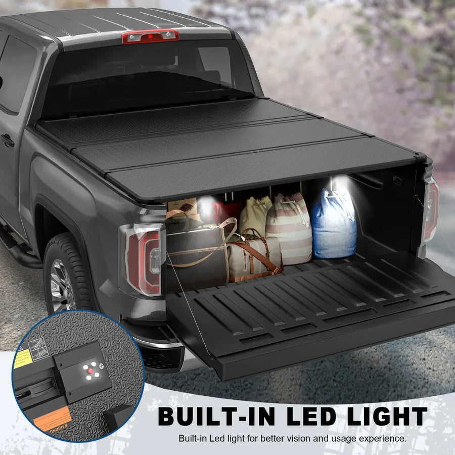 Hard Tri-Fold 5 ft Tonneau Cover for 2005–2026 Nissan Frontier