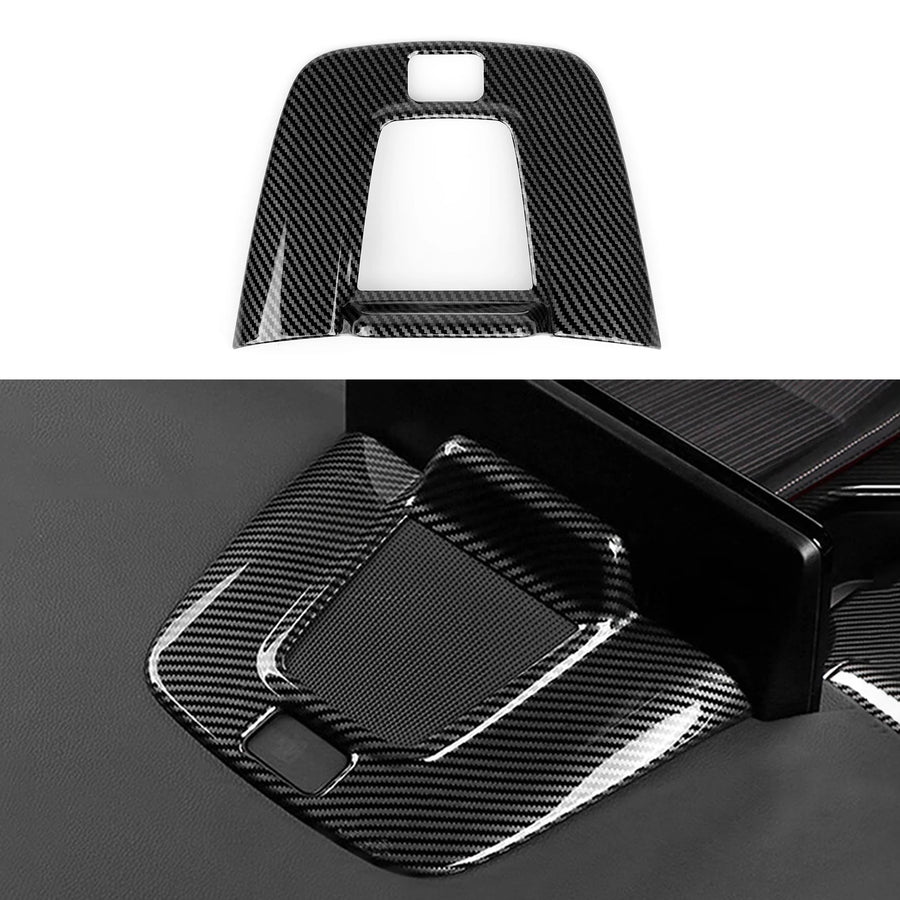 Carbon-Fiber-style Center Console and Gear Shift Panel Trim for Honda Civic 2022-2026