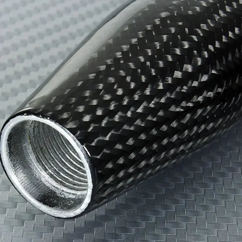 13cm Carbon-Fiber-style 6-Speed Gear Shift Knob for Honda and Acura